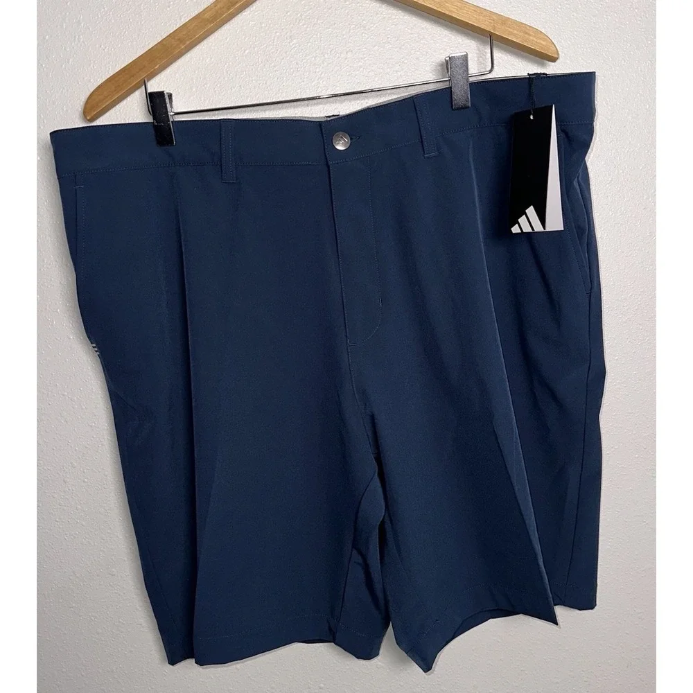 New Adidas Ultimate 365 Stretch‎ Golf Shorts 40 Solid Navy Blue 8.5